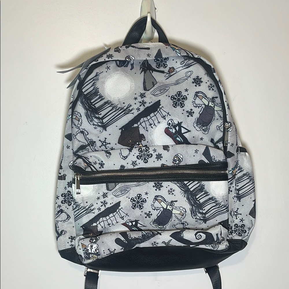 Disney Jack Skellington Black and Gray Backpack